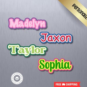 Personalized Name Magnets Locker Magnets Kids Classroom Decor Teacher Gift Office Personalized Kids Gift Housewarming Birthday Graduation