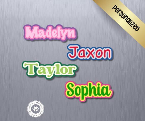 Personalized Name Magnets Locker Magnets Kids Classroom Decor Teacher Gift Office Personalized Kids Gift Housewarming Birthday Graduation