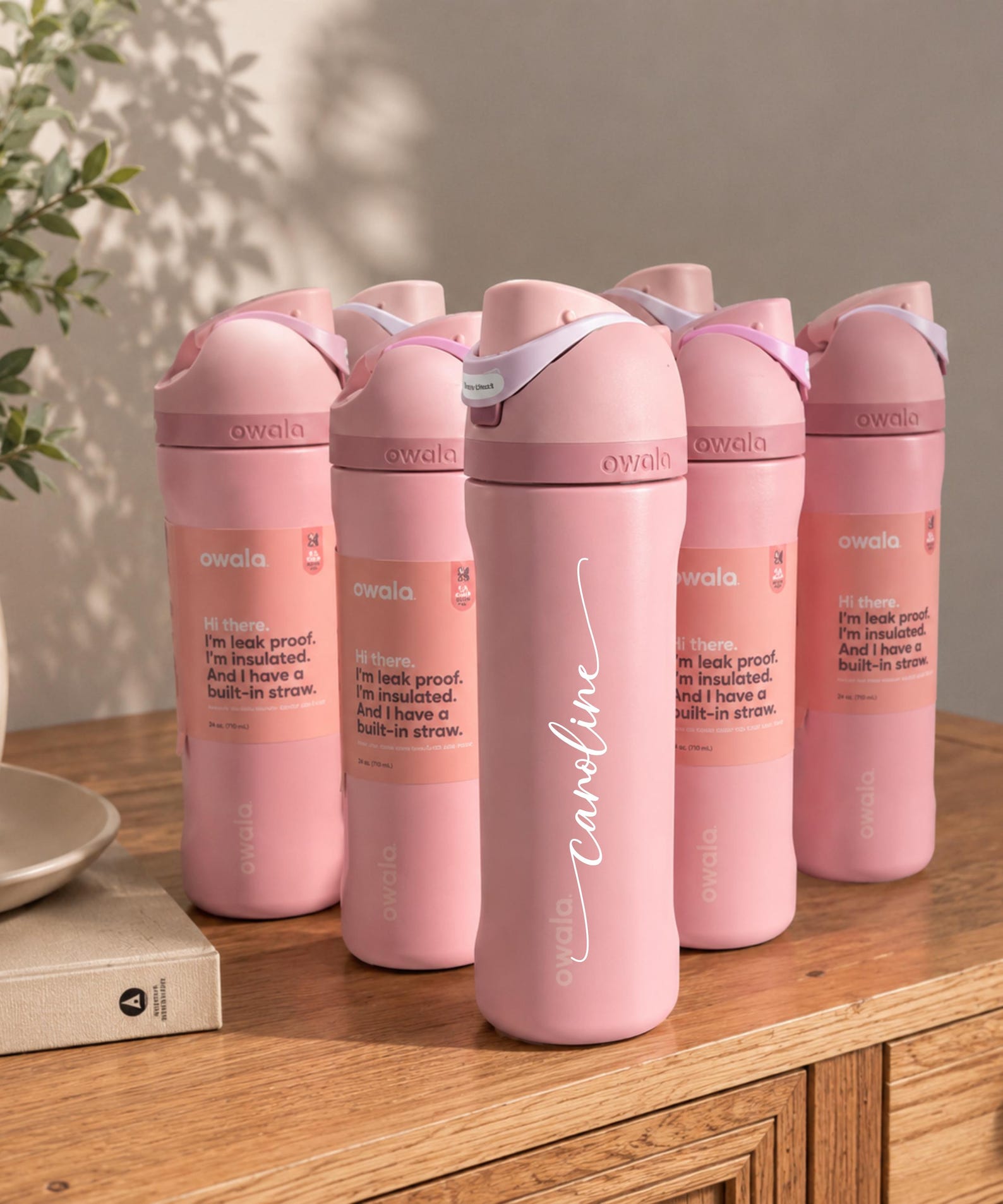 Personalized Owala Water Bottle 24oz Engraved Stocking Stuffer Bottle ...