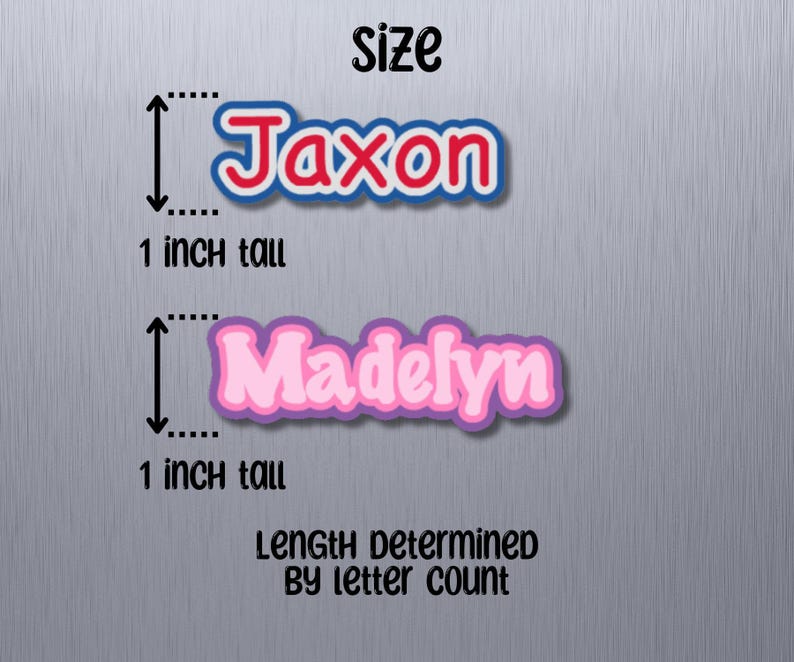 Name Magnet Locker Magnet Personalized Magnet Teacher Nameplate Classroom Decor Office Nameplate Kids Locker Magnet Kids Name Magnet Gift for Teacher Gift for Kids