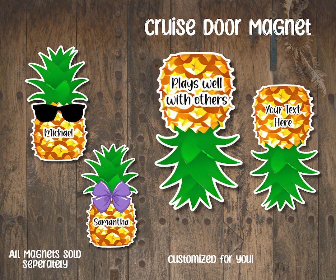 Pineapple Cruise Door Personalized Pineapple Cruise