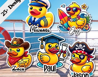 Cruise Door Signs Stateroom Decor Birthday Cruise Custom Magnet Family Cruise Girls Trip Cruising Door Signs Personalized Duck Magnet Gift