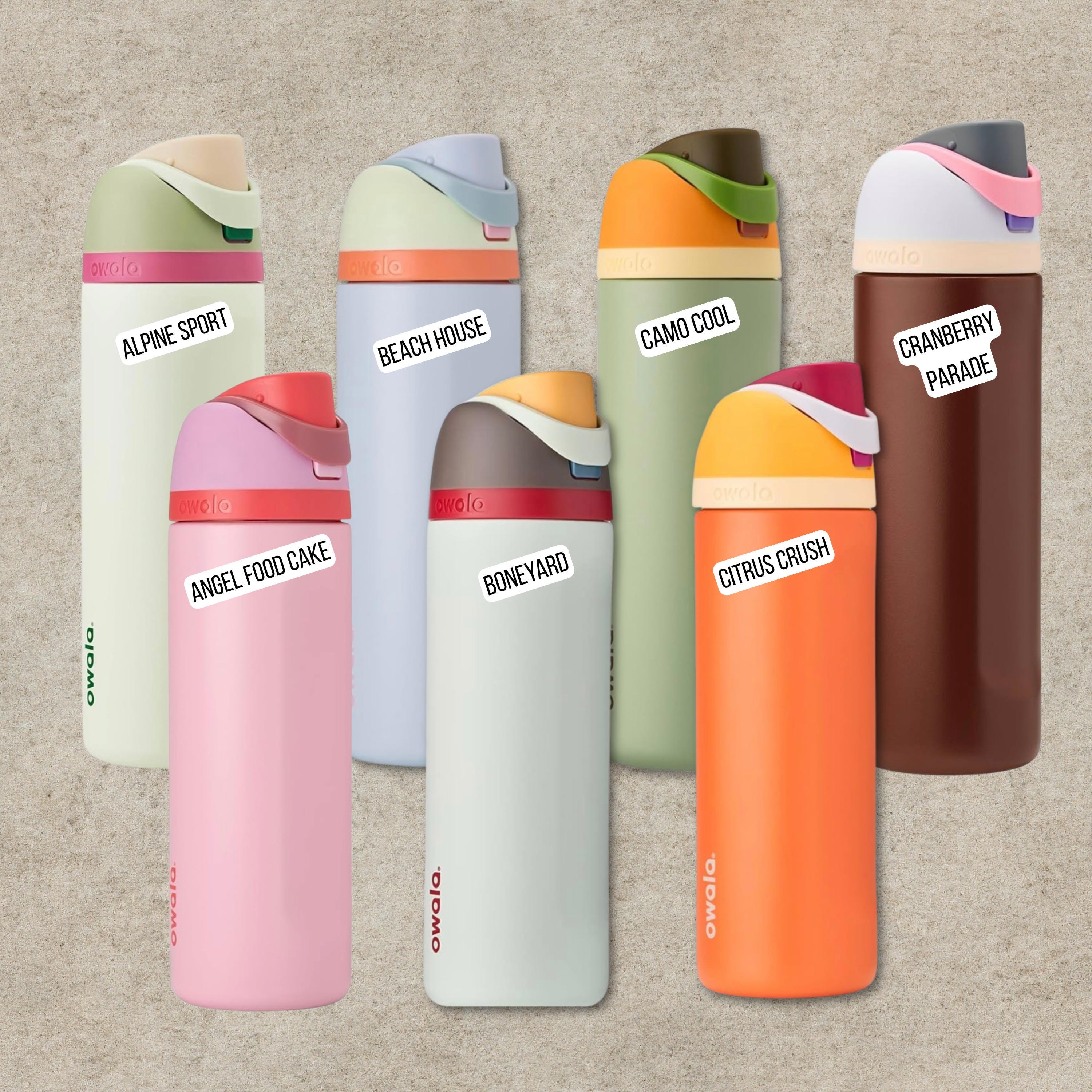 Personalized Owala Water Bottle 24oz Engraved Sports Bottle With Straw ...