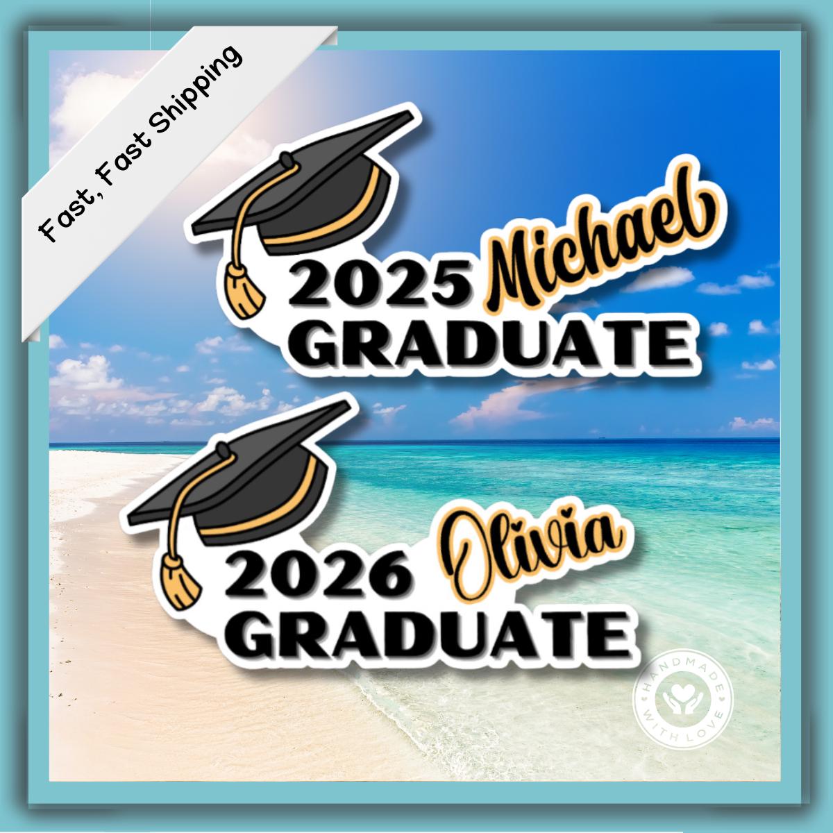 GRADUATE 2025 Cruise Door Magnet Personalized Magnets Custom Door Magnets Graduation Trip Door Magnet Personalized Name Magnet