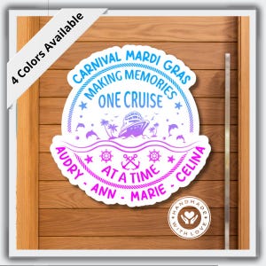 Cruise Stateroom Door Decor Personalized Keepsakes Honeymoon Gifts Couples Family Cruise Souvenirs Romantic Door Decorations Bon Voyage