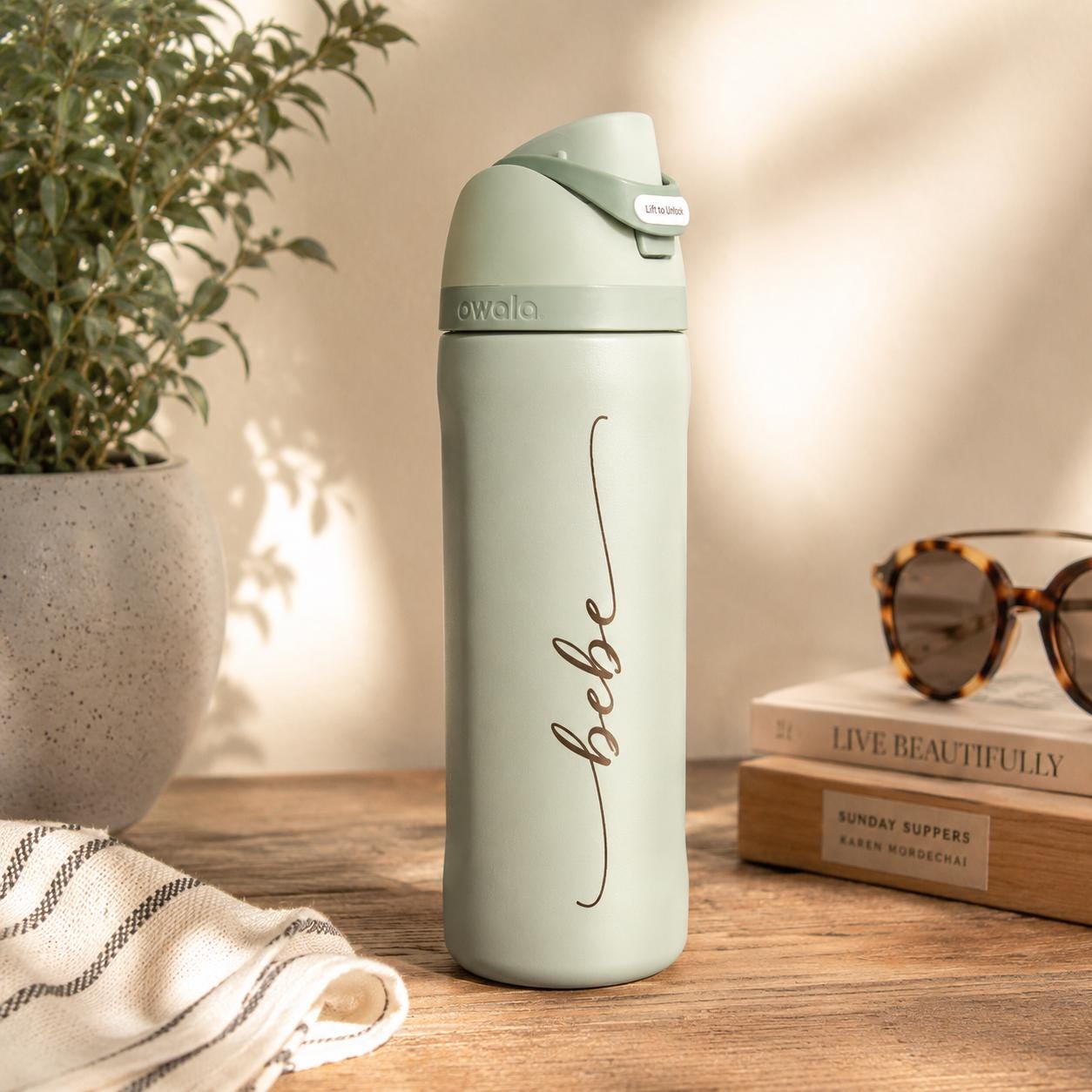 Personalized Owala Water Bottle 24oz Engraved Stocking Stuffer Bottle ...