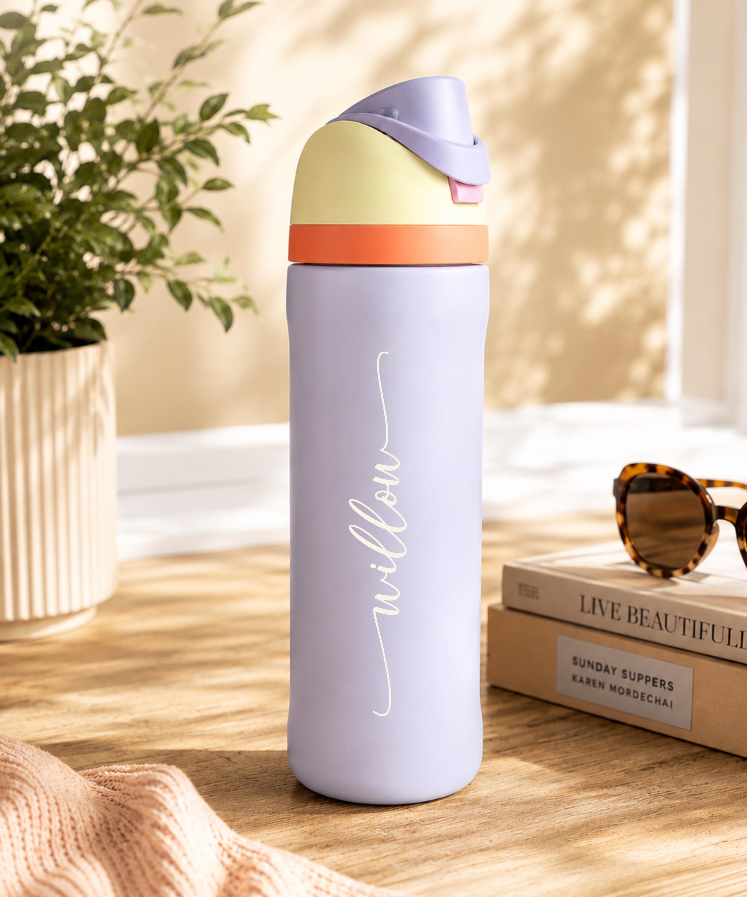 Personalized Owala Water Bottle 24oz Engraved Stocking Stuffer Bottle ...