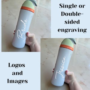Personalized Owala Water Bottle 24oz Engraved Sports Bottle With Straw ...