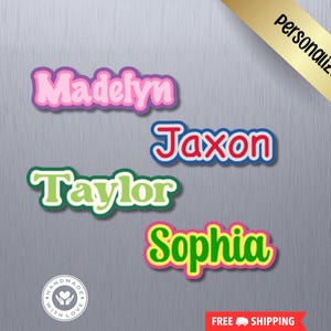 Personalized Name Magnets Locker Magnets Kids Classroom Decor Teacher Gift Office Personalized Kids Gift Housewarming Birthday Graduation