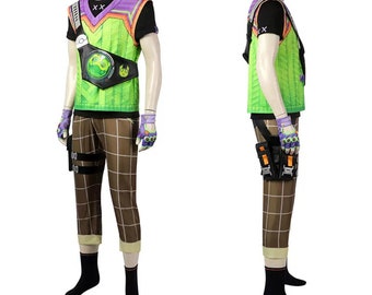 Conjunto de cosplay valorante de Gekko