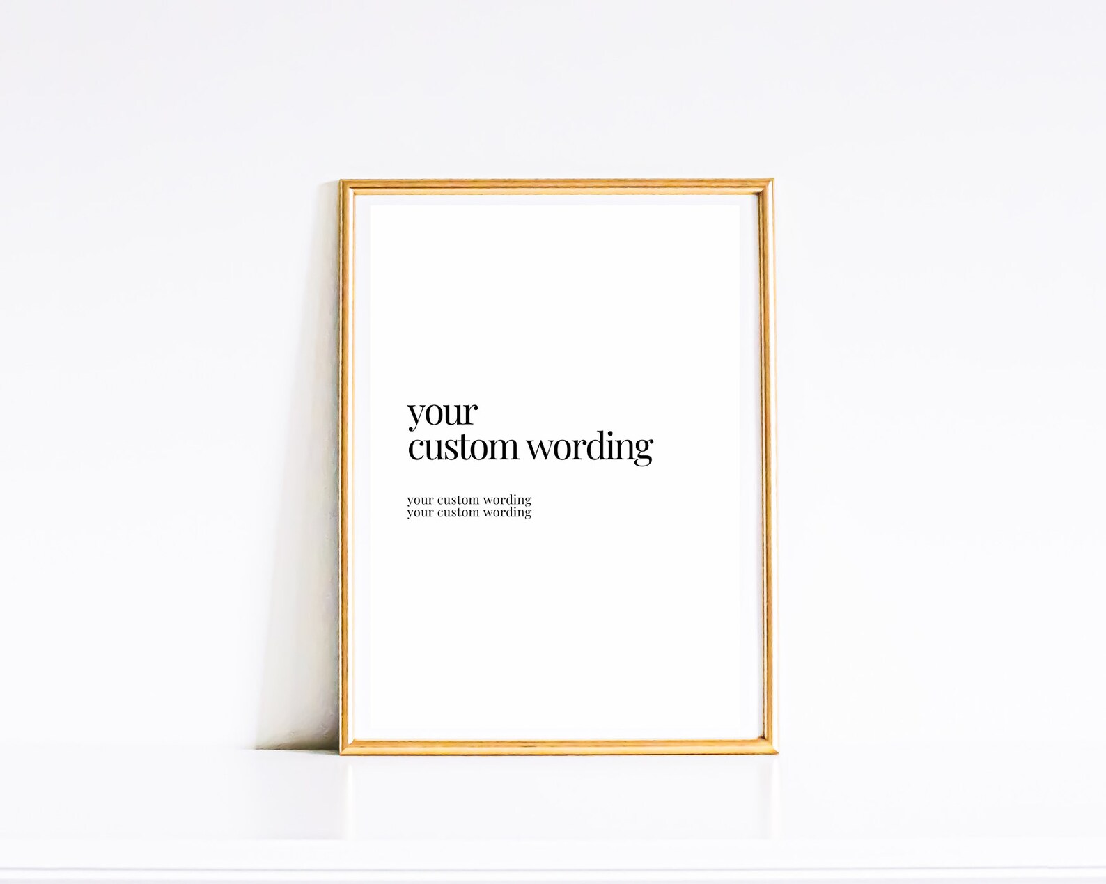 Simple custom printable sign editorial wedding sign your own wording