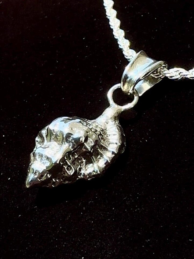 Shell Chandelie Rwith Rope Sterling Silver Murex Shell Pendant: Exuma Bahamas Cast - Etsy Canada