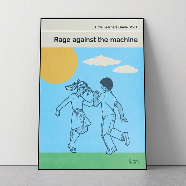 Cartel de Rage Against The Machine Music, impresión de arte, concierto vintage, banda, concierto