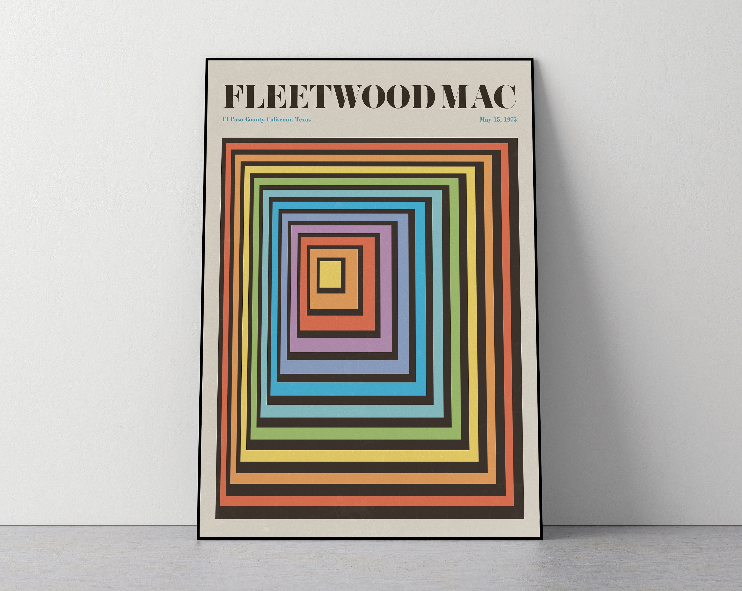 Discover Fleetwood Mac Music Poster, Art Print, Vintage Poster