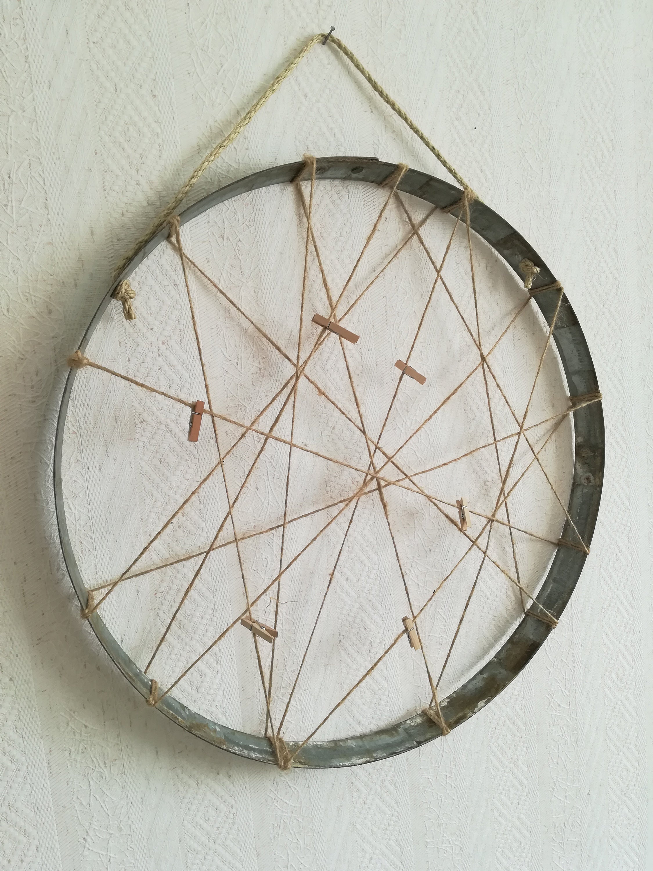 String Frame, Photo Frame With String, Memo Holder Ring, Photo Wall ...