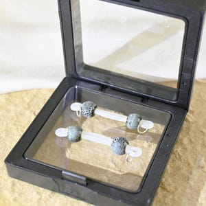 Blue Fake Piercings Adjustable, Ceramic Barbell Breast Jewelry, Sexy Nipple Non-Piercing Jewelry, Nipple Nooses for Daily Wear, Mature