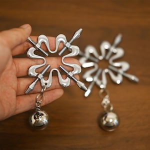 Nipple Clamps with Bells & Weight Balls: Non-Piercing Body Jewelry