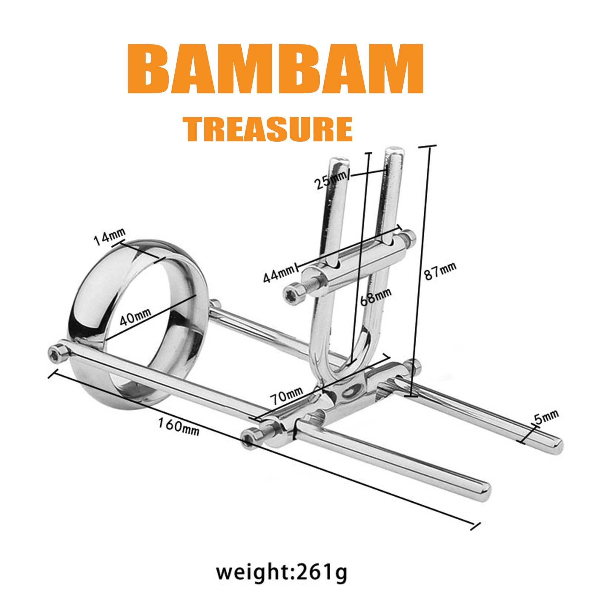 Metal Penis Traction, Physical Increase Size, Male Dildo Stretcher