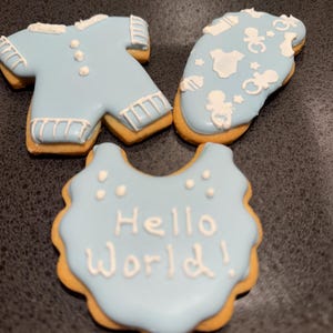 Baby Shower Sugar Cookies