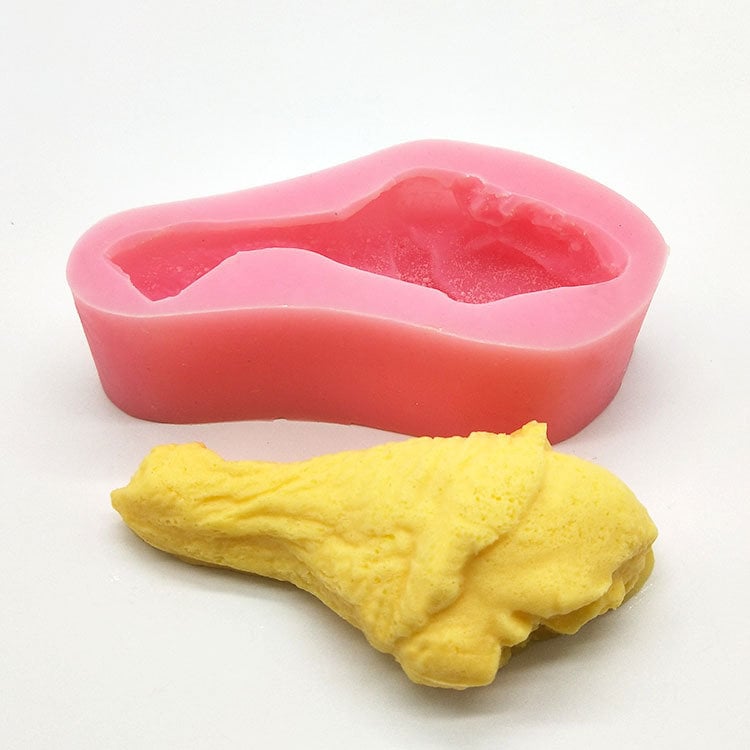3D Fried Chicken Drumstick Silicone Mold KFC Cake Topper Etsy