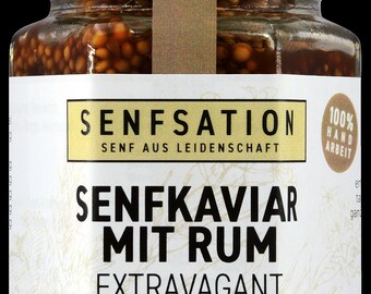 Senfkaviar, exklusiv, außergewöhnlich, Senf aus Leidenschaft,