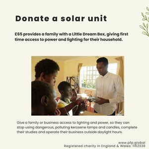 Buono regalo di beneficenza - Dona un'unità solare