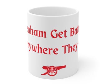 Tottenham Get Battered - Waffenhalter Tasse