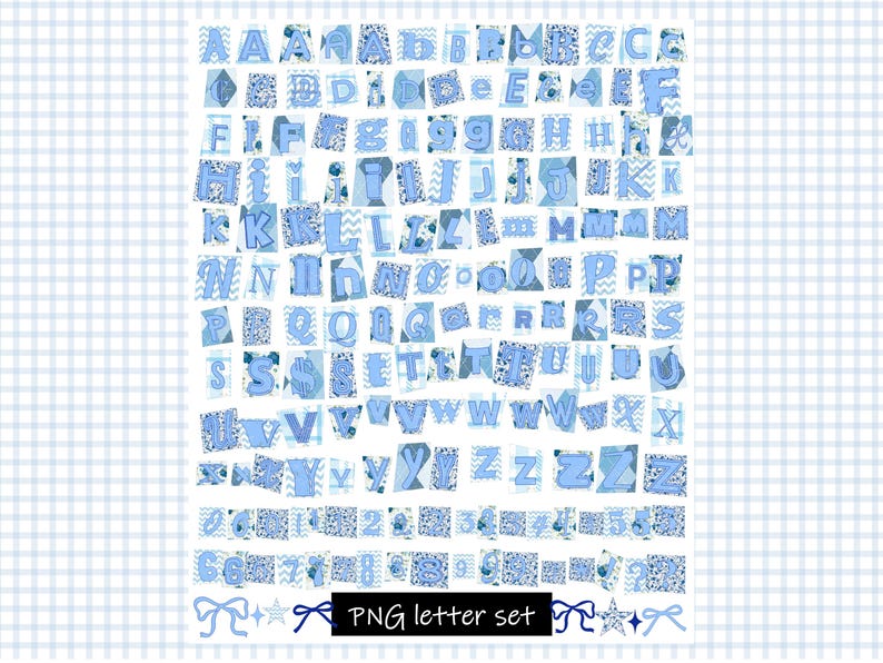 Easter Ransom Note Letters PNG | DIY Printable Magazine Cutouts ...