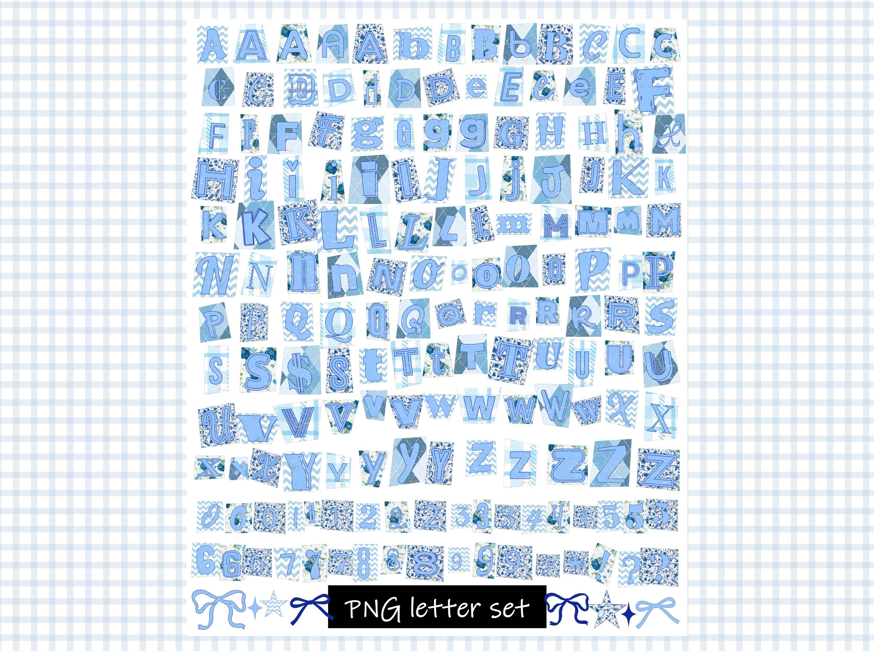 Easter Ransom Note Letters PNG | DIY Printable Magazine Cutouts ...