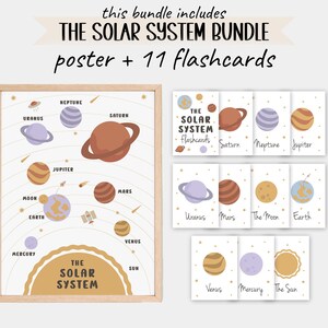 Outer Space Educational Flashcards & Posters | Preschool Flash Cards ...