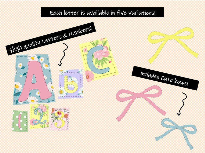 Patchwork Ransom Note Letters PNG | Spring DIY Printable Magazine ...