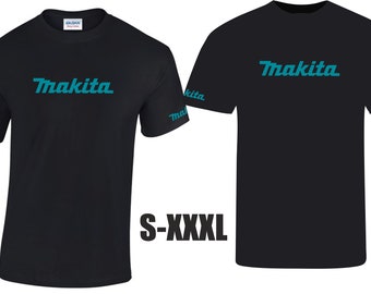 Makita 2 Power Tools T-shirt  Tradesman Builders Electrician sizes Small - 3XL.