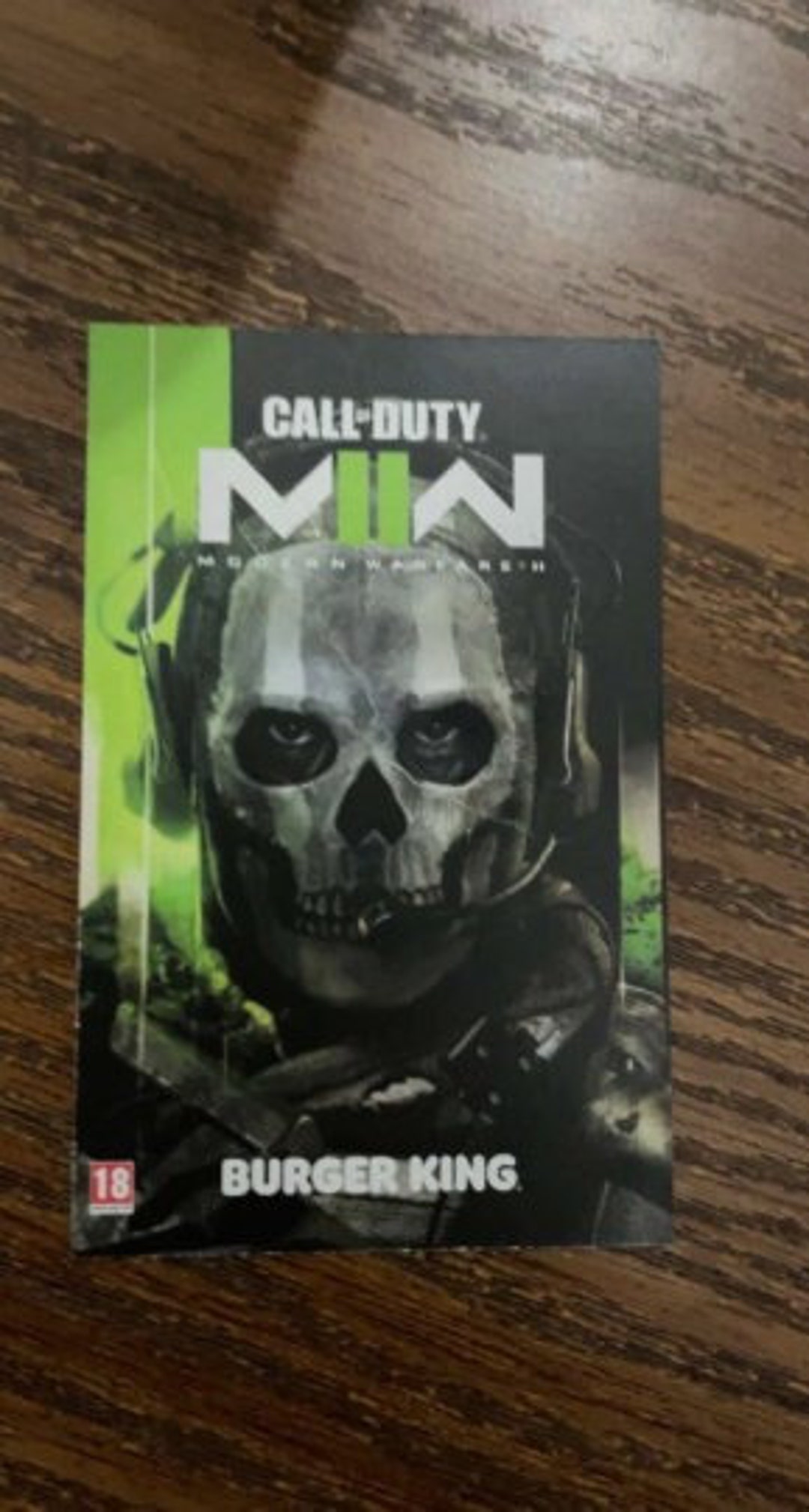 Burger Town Operator Skin COD MW2 1HR 2XP MW2 Code Etsy