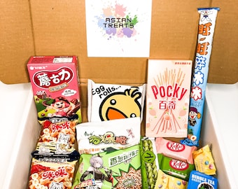 Asiatische Leckereien Box (S) / Asiatische Snacks /Snack Box /Koreanische Box/Japanische Box/Party Box/Geschenkbox/Japanische Snacks/Snack Box