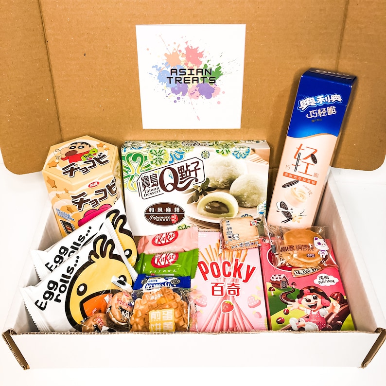 AsianTreats Box / Asian Snacks /Snack box /Korean Box/Japanese Box/ Party Box/Gift Box / Japanese snacks / Snack box image 3