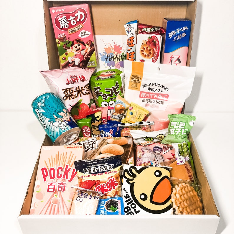 AsianTreats Box / Asian Snacks /Snack box /Korean Box/Japanese Box/ Party Box/Gift Box / Japanese snacks / Snack box image 1