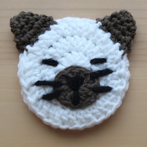 DIGITAL PATTERN Cat Coaster Crochet Pattern