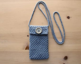 Phone Purse Crochet Pattern | Crochet Purse/Pouch For Carrying Phone | Easy Crochet Pattern For Beginners.