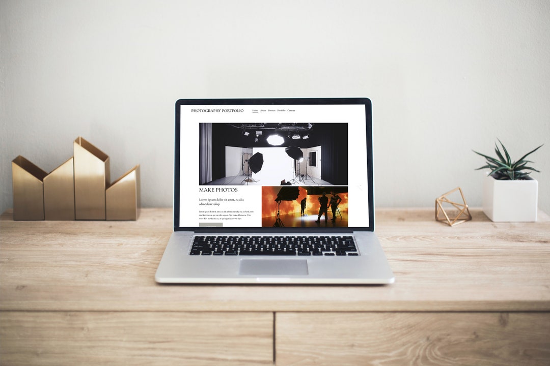 Squarespace Template Squarespace Photography Portfolio Etsy