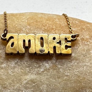 AMORE gold necklace