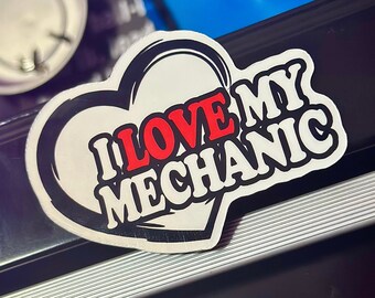 Mechanic Stickers | Toolbox Stickers | I love my mechanic
