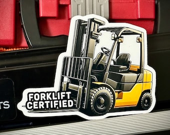 Mechanic Stickers | Toolbox Stickers | Forklift certified
