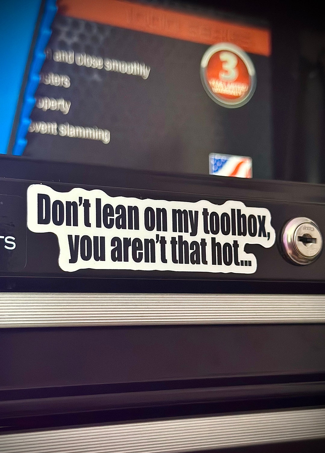 Mechanic Stickers | Toolbox Stickers | Don't Lean on My Toolbox, You ...