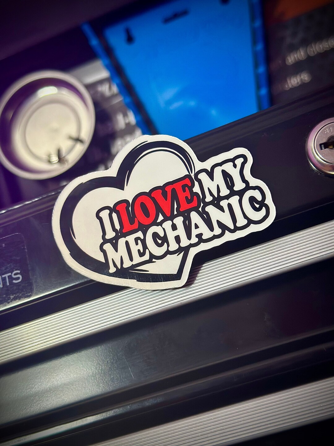 Mechanic Stickers | Toolbox Stickers | I Love My Mechanic - Etsy