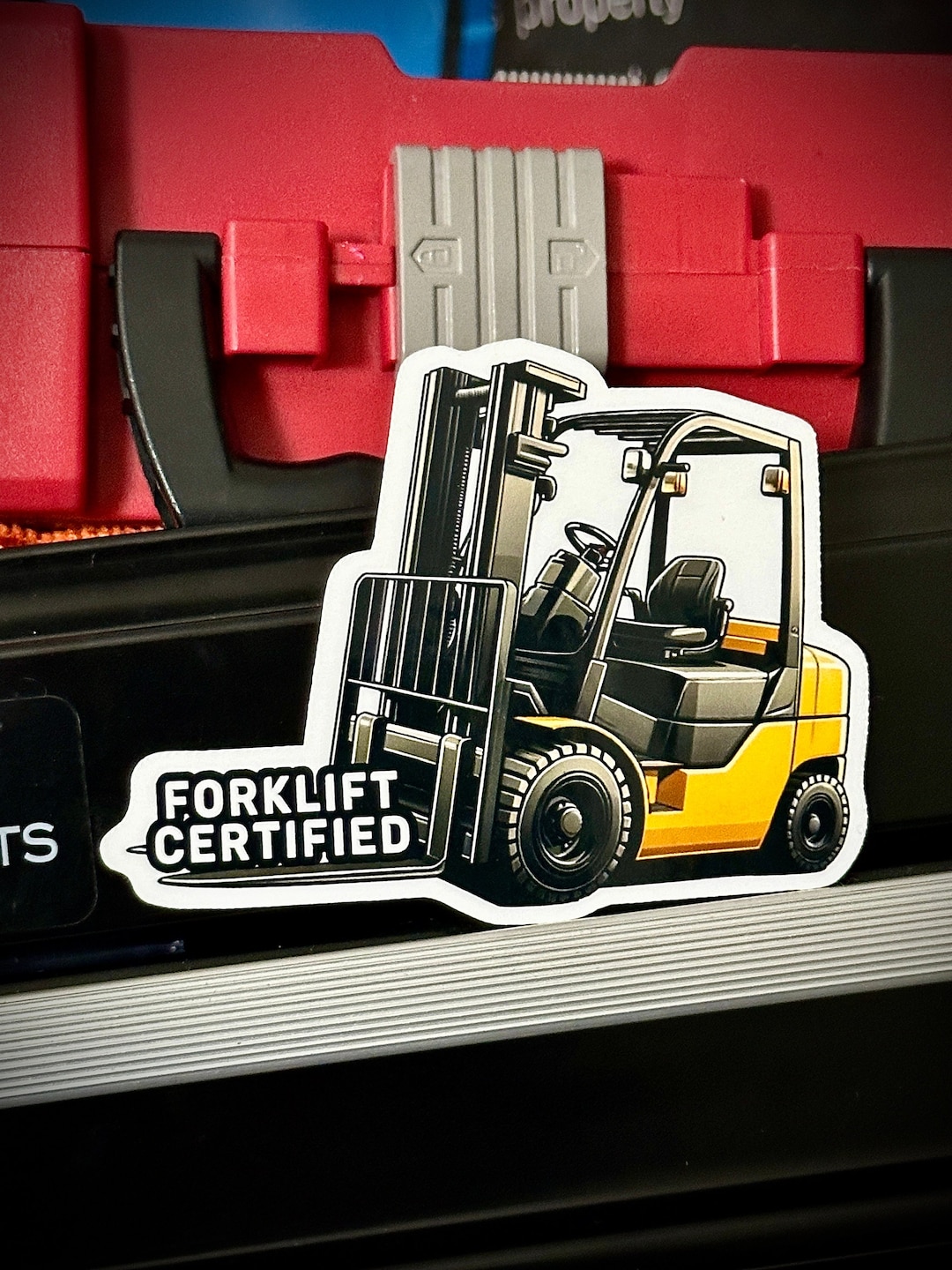 Material Handler Sticker Mechanic Stickers | Toolbox Stickers | Forklift Certified - Etsy