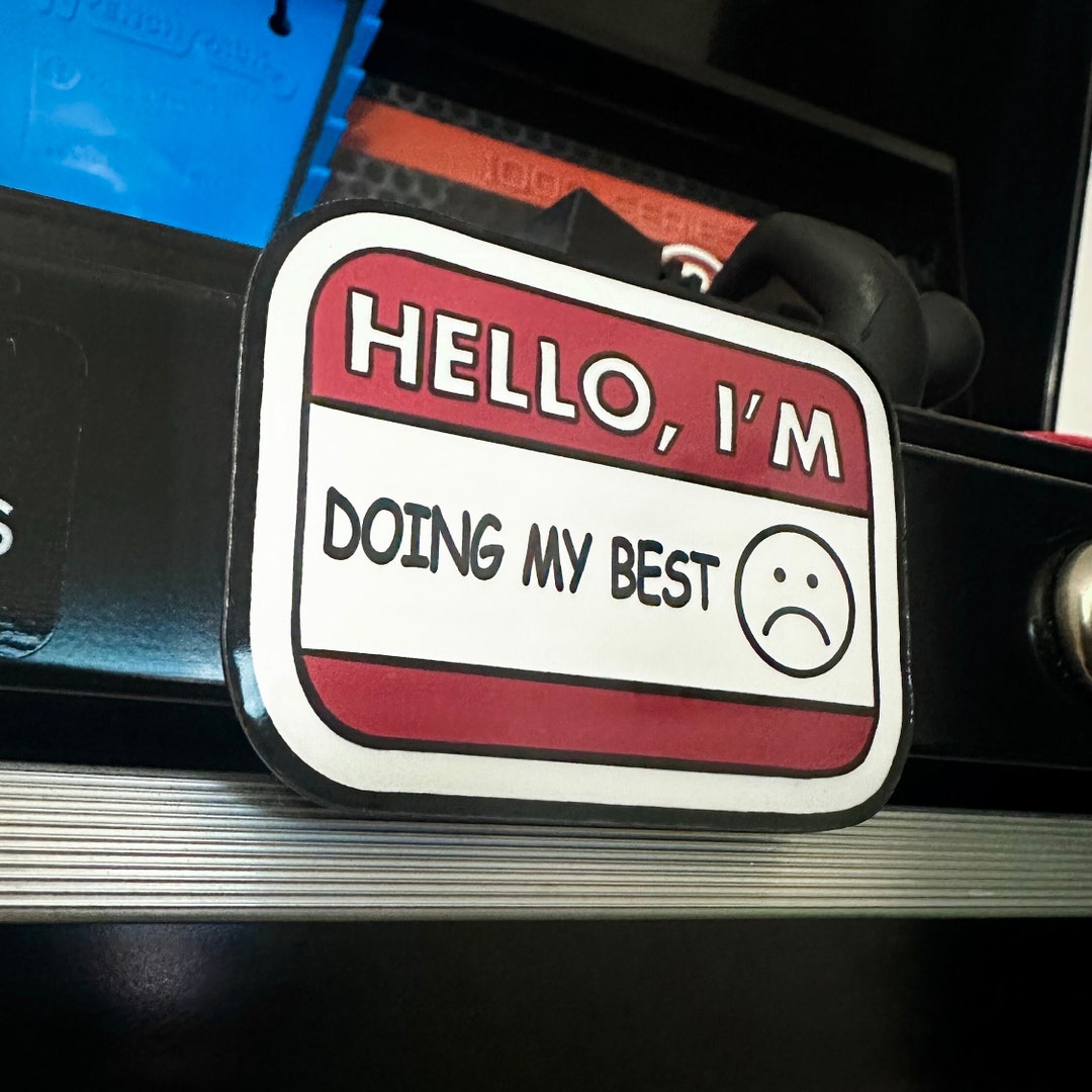 Mechanic Stickers Toolbox Stickers I'm Doing My Best - Etsy