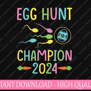 Ostereiersuche Champion 2024 SVG, lustiger Vater Schwangerschaftsankündigung, Ostertag Png, digitaler Download