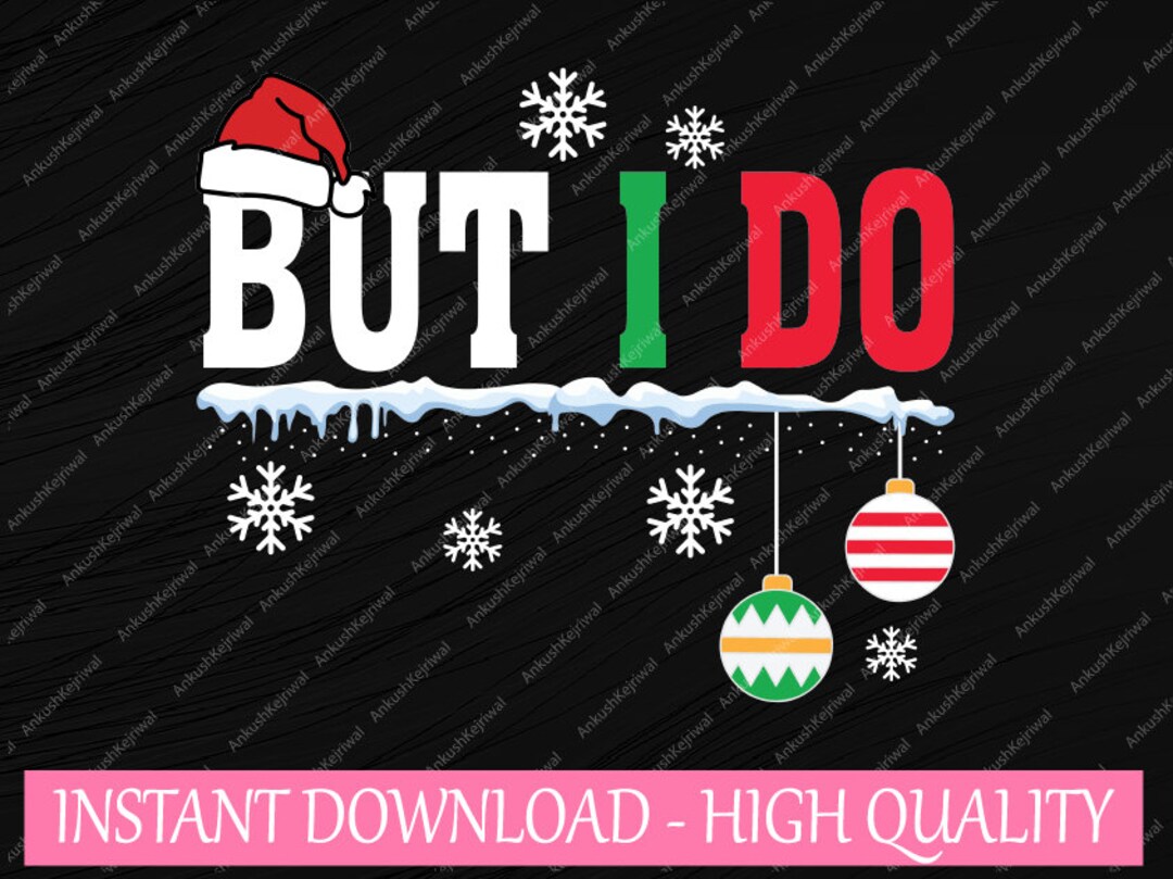 I Don't Do Christmas Svg, but I Do Couple Family Santa Hat Svg