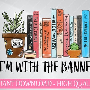 Estoy con los libros prohibidos que leo Los amantes de los libros prohibidos Png, estoy con el diseño prohibido, diseño de citas, diseño de libros, descarga digital