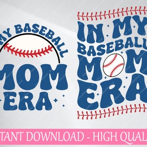 Baseball Mom Era Svg, In My Baseball Jersey Mom Era Svg, Game Day Woman Baseball Svg, Mother&#39;s Day Png, Digital Download